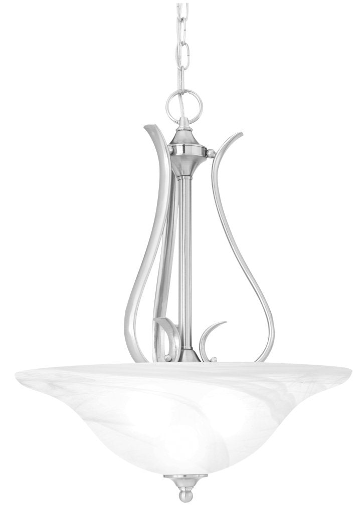 Elk Home Thomas Lighting Prestige 3-Light Pendant, Brushed Nickel, Alloy Steel