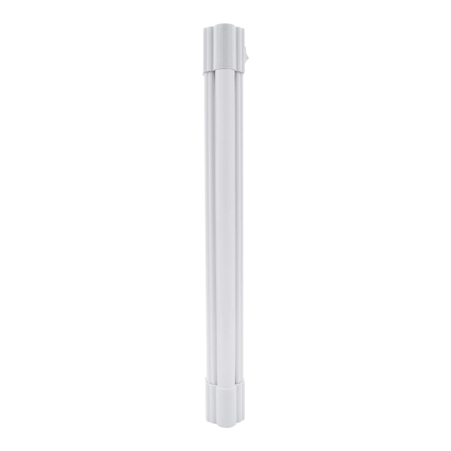 Maxxima 12 In. Linkable Led Under Cabinet Light, 600 Lumens, Warm White 3000K, White, On/Off Switch, Plug In