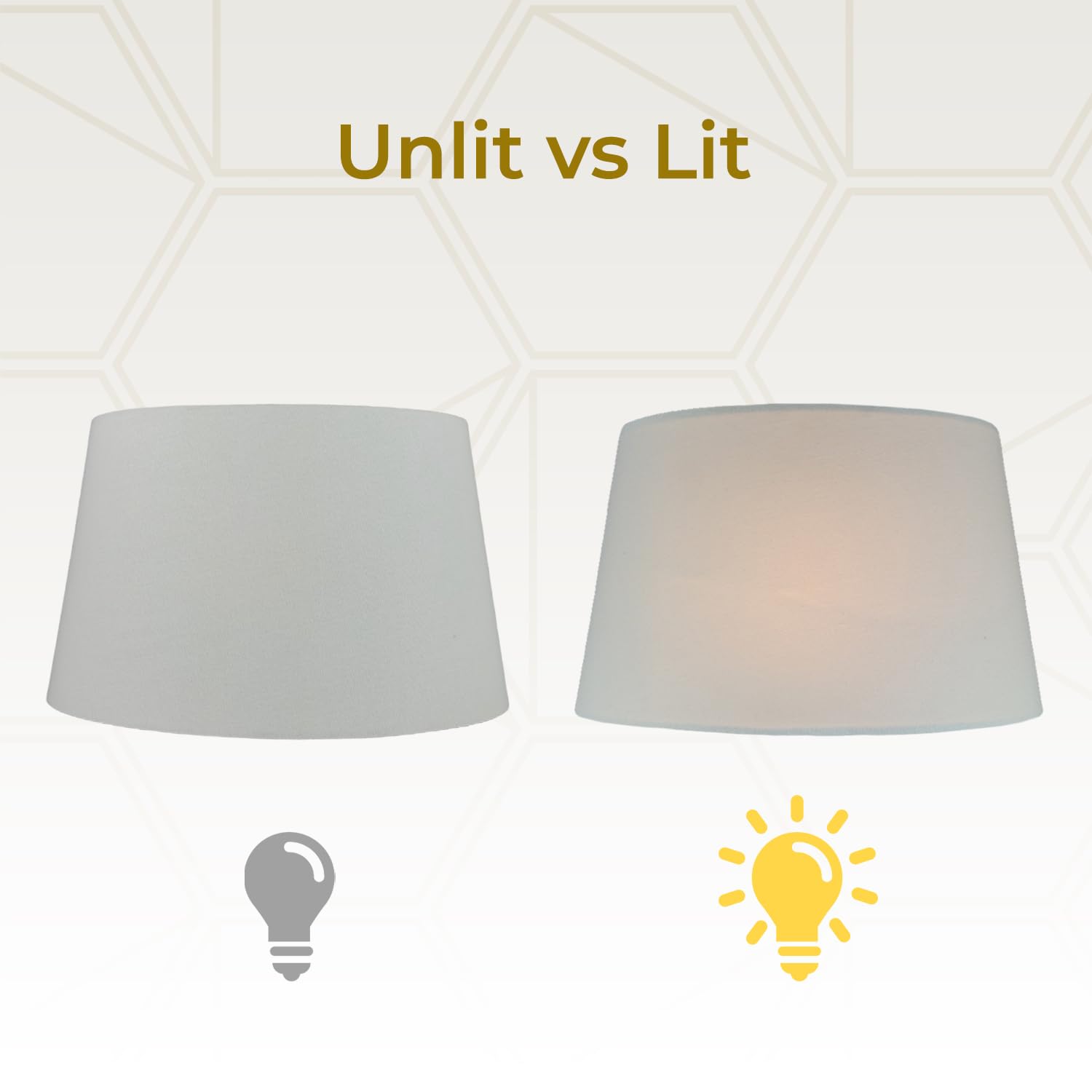 Royal Designs, Inc. Shallow Oval Hardback Lamp Shade, Hb-611-12Lnwh, Linen White, (10 X 6) X (12 X 7.5) X 7