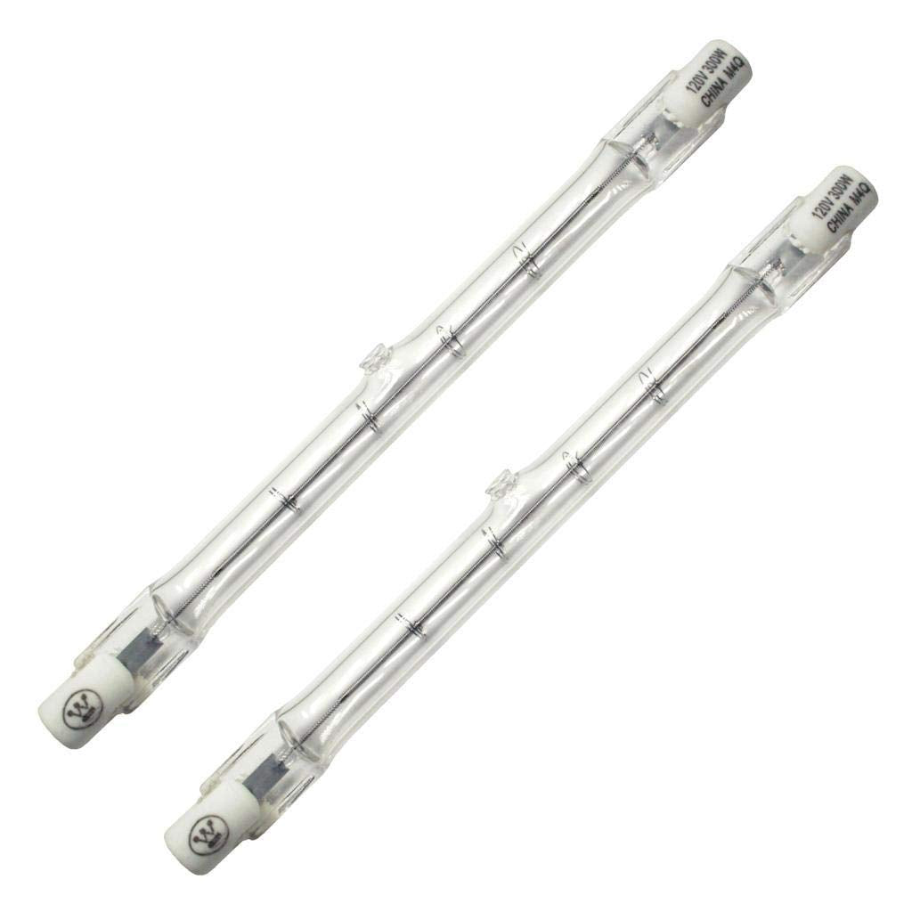 Westinghouse 300W T3 Halogen Light Bulb Rsc Base Clear (2-Pack) - 2 Count, No Color