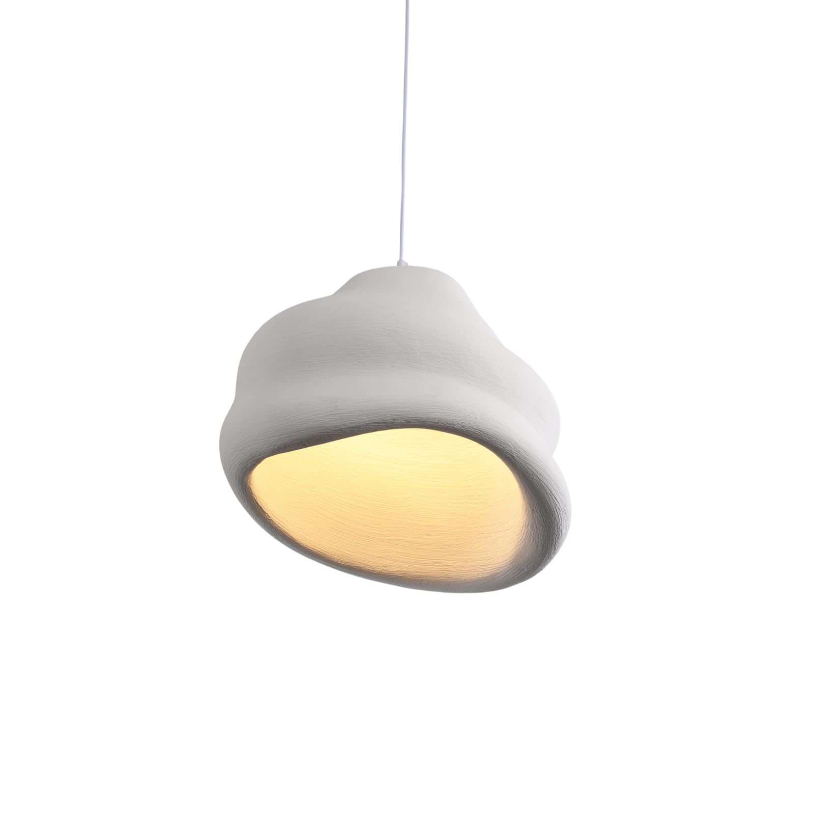 JAYMP Wabi Sabi Pendant Light for Dining Room Kitchen Island Hallway Restaurant Modern Hanging Lamp E26 Base Japanese Style Conc