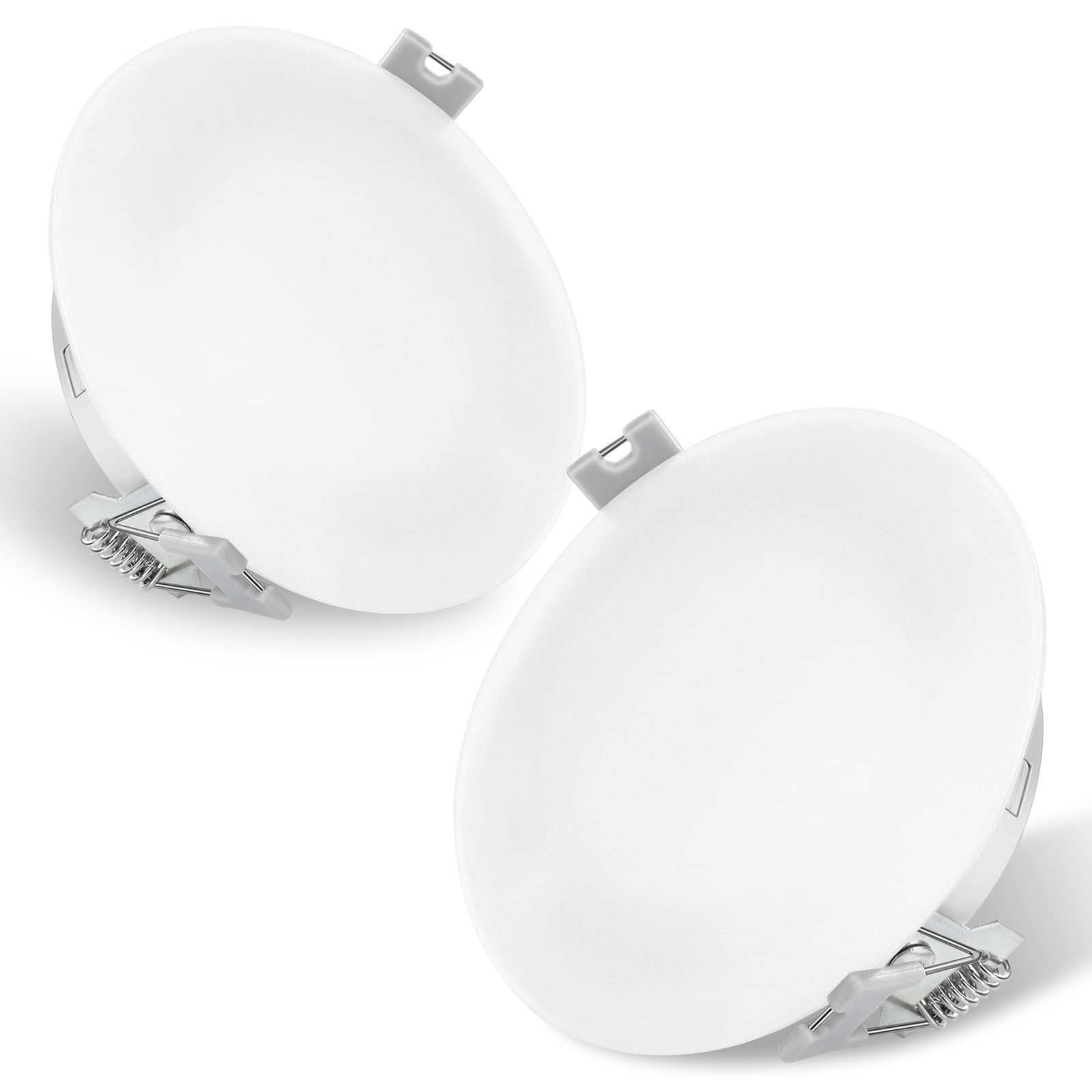 Risestar Led Rv Cabinet Light 4.5Inch Dc12V Ceiling Down Light Interior Lighting For Rv Camper Caravan Trailer Boat, Warm White (Pack Of 2)