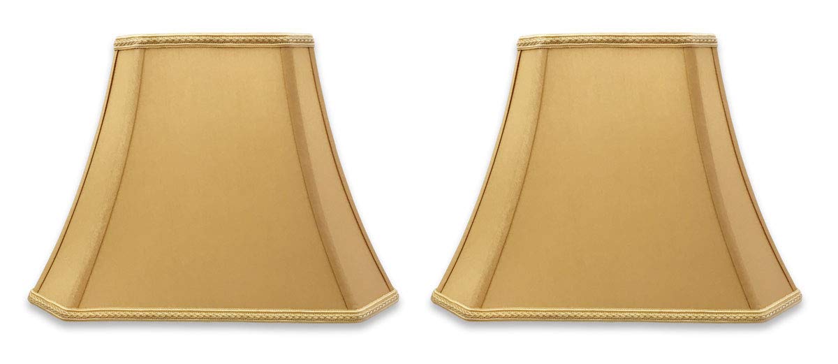 Royal Designs, Inc. DDS-68-16AGL-2 lampshades, 16&quot;, Antique Gold, 2 Piece