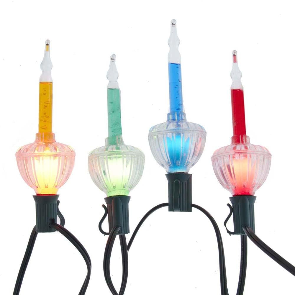 Kurt S. Adler 7-Light Bubble Light Set, Multi-Color, 11.5ft, Model UL4013