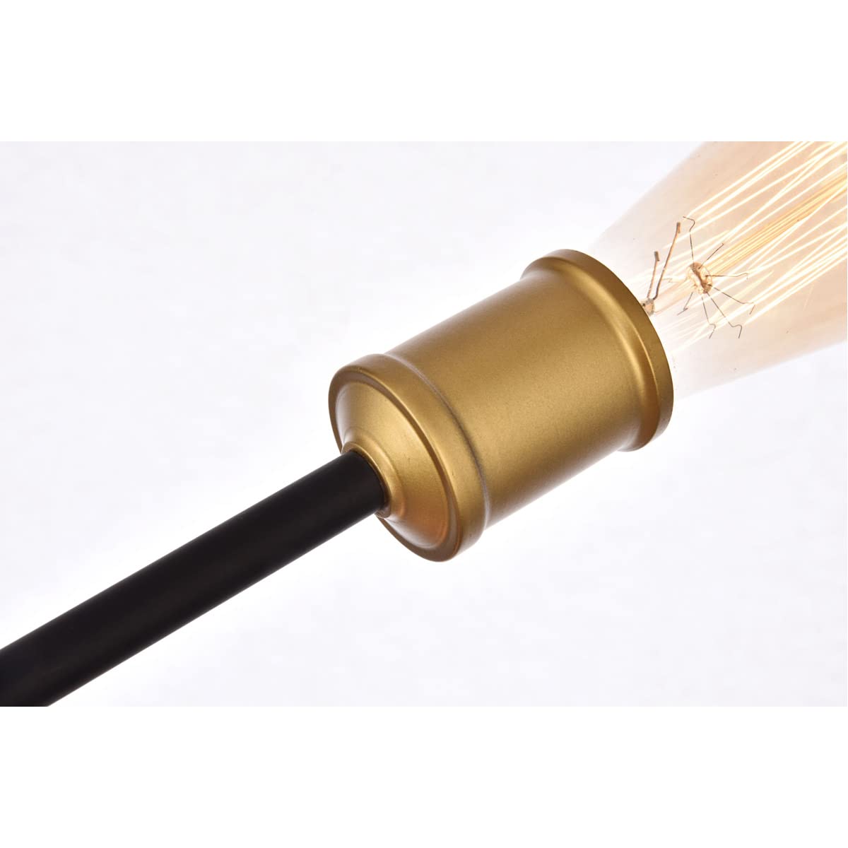 Elegant Lighting LD8003W24 Axel 5 Light 9-7/8'' Tall Wall Sconce  Black/Brass