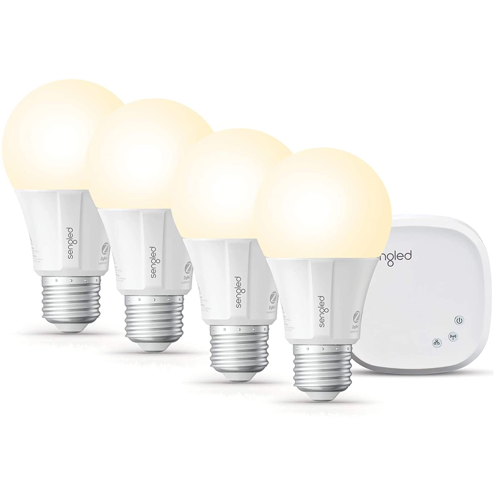 Sengled Smart Light Bulb Starter Kit, Smart Bulbs That Work With Alexa, Google Home, 2700K Soft White Alexa Light Bulbs, A19 E26