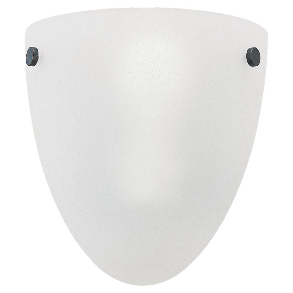 Sea Gull Lighting 41036-999 s One-Light Metropolis Wall Sconce, Brushed Nickel Finish with Satin Echoed Glass Shade