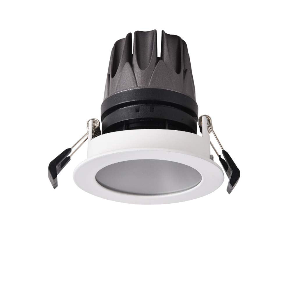 OZZKI Recessed Anti-fog LED Downlight Ceiling Light Embedded Anti-dazzle Ceiling Round Recessed Lights Spotlights Simple Bathroo