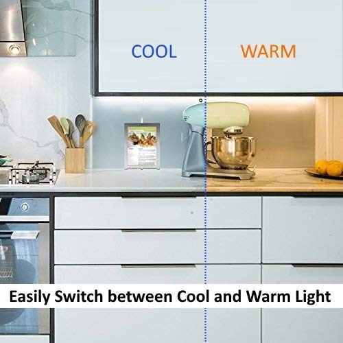 harrrrd Under Cabinet Lights, Dimmable, 12 Inch, 3000K/4000K, Metal, Model L/UCD/12/045/934/XXX/001