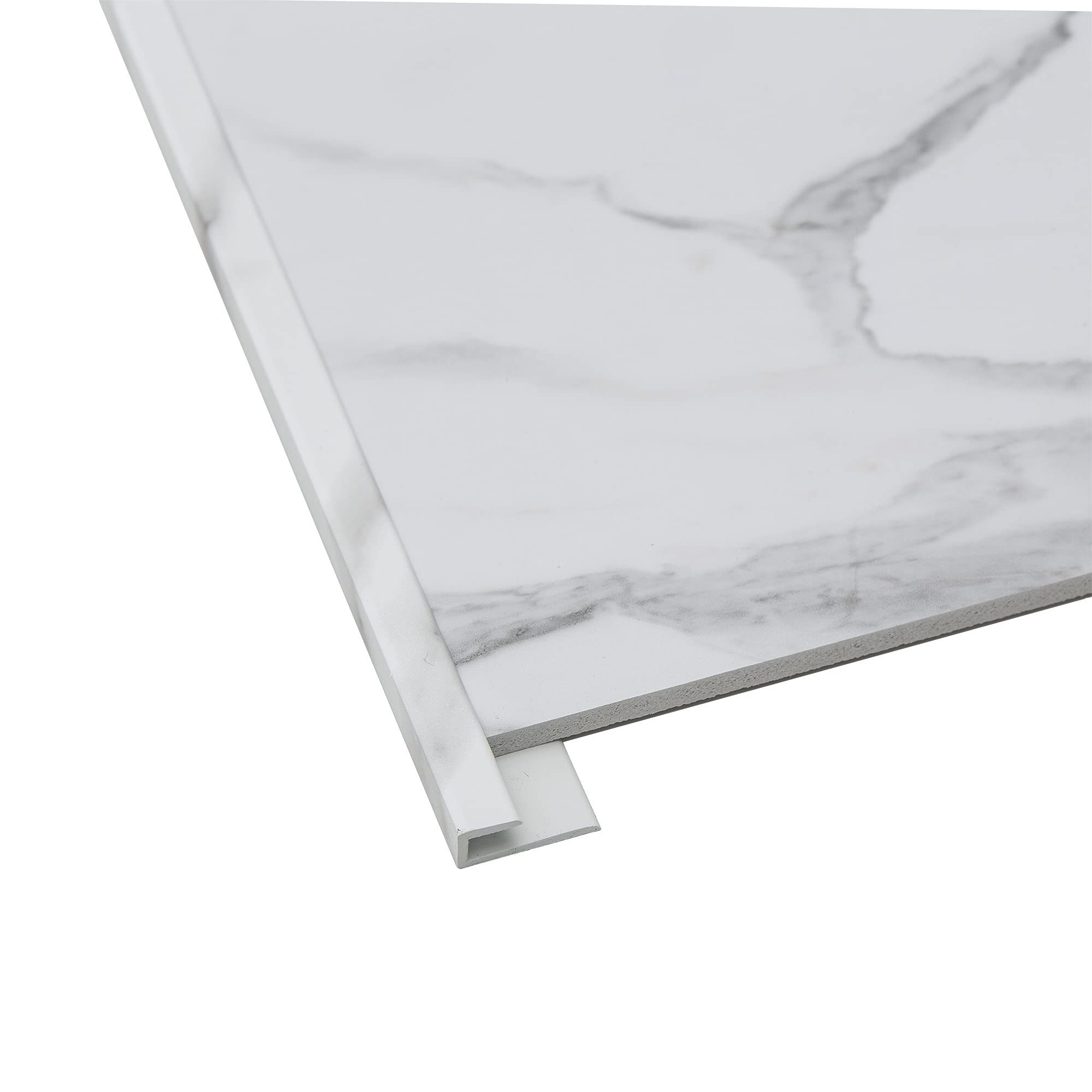 Palisade Trim Kit - 94 in. Vinyl in Carrara Marble
