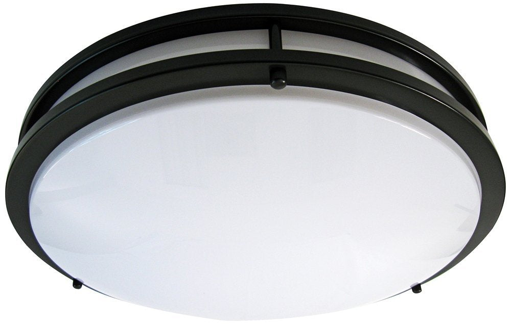 AMAX LIGHTING, INC. LEDJR003L/NKLW LED Flush Mount Fixture,35W,17 inchx3.8 inch