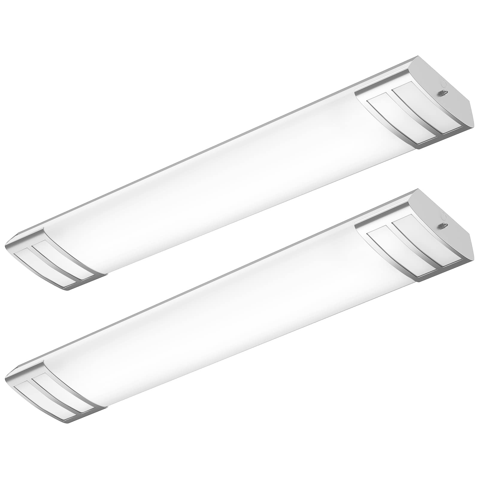 Faithsail 4Ft Led Flush Mount Kitchen Light Fixtures 50W 5600Lm, 1-10V Dimmable, 4000K, 4 Foot Led Kitchen Lighting Fixtures Cei