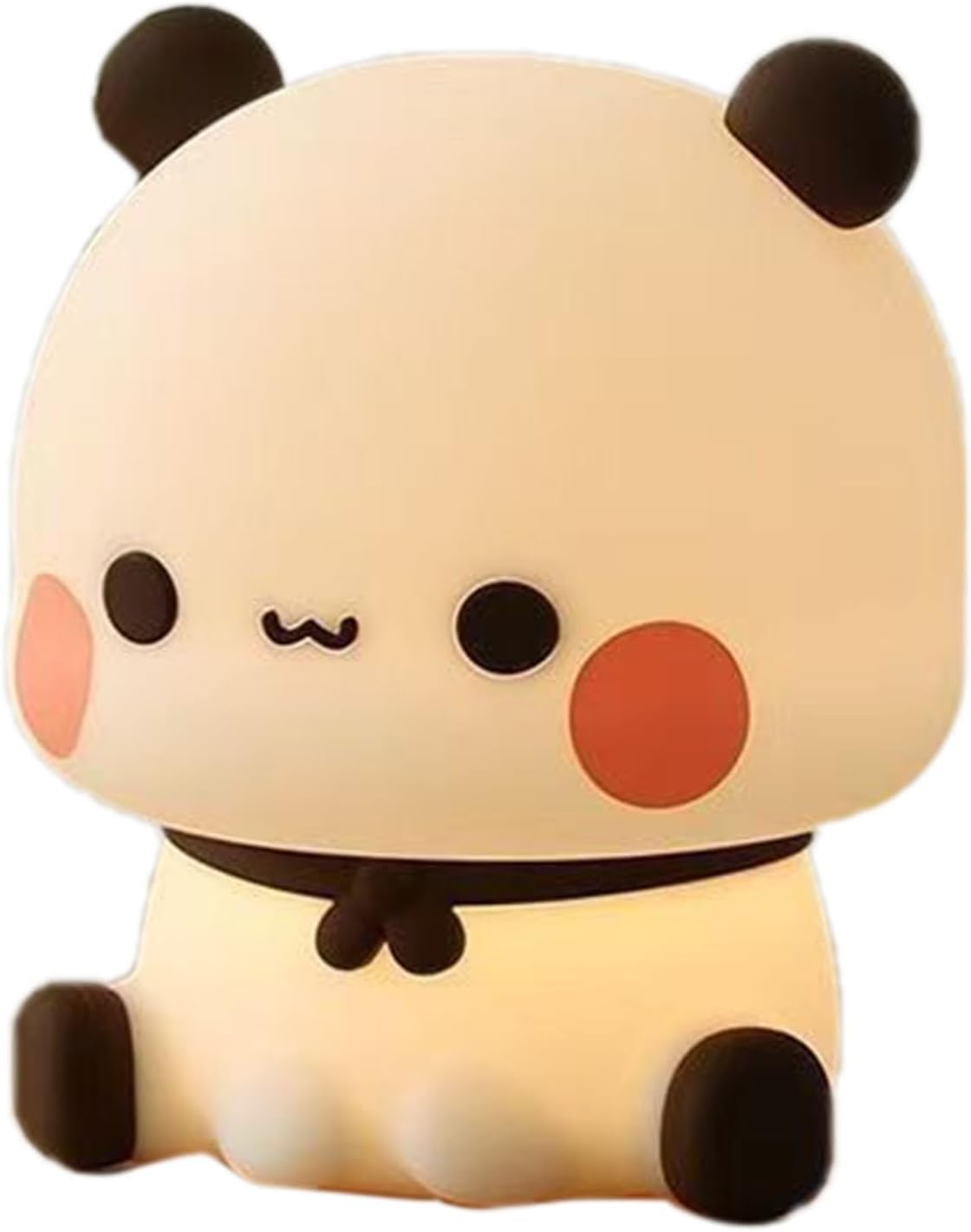 Aoamsfu Cute Panda Lamp, Cute Bear Night Light, Novelty Animal Touch Light Lamp, Bu-bu Du-du LED Night Light Decor for Baby Nurs