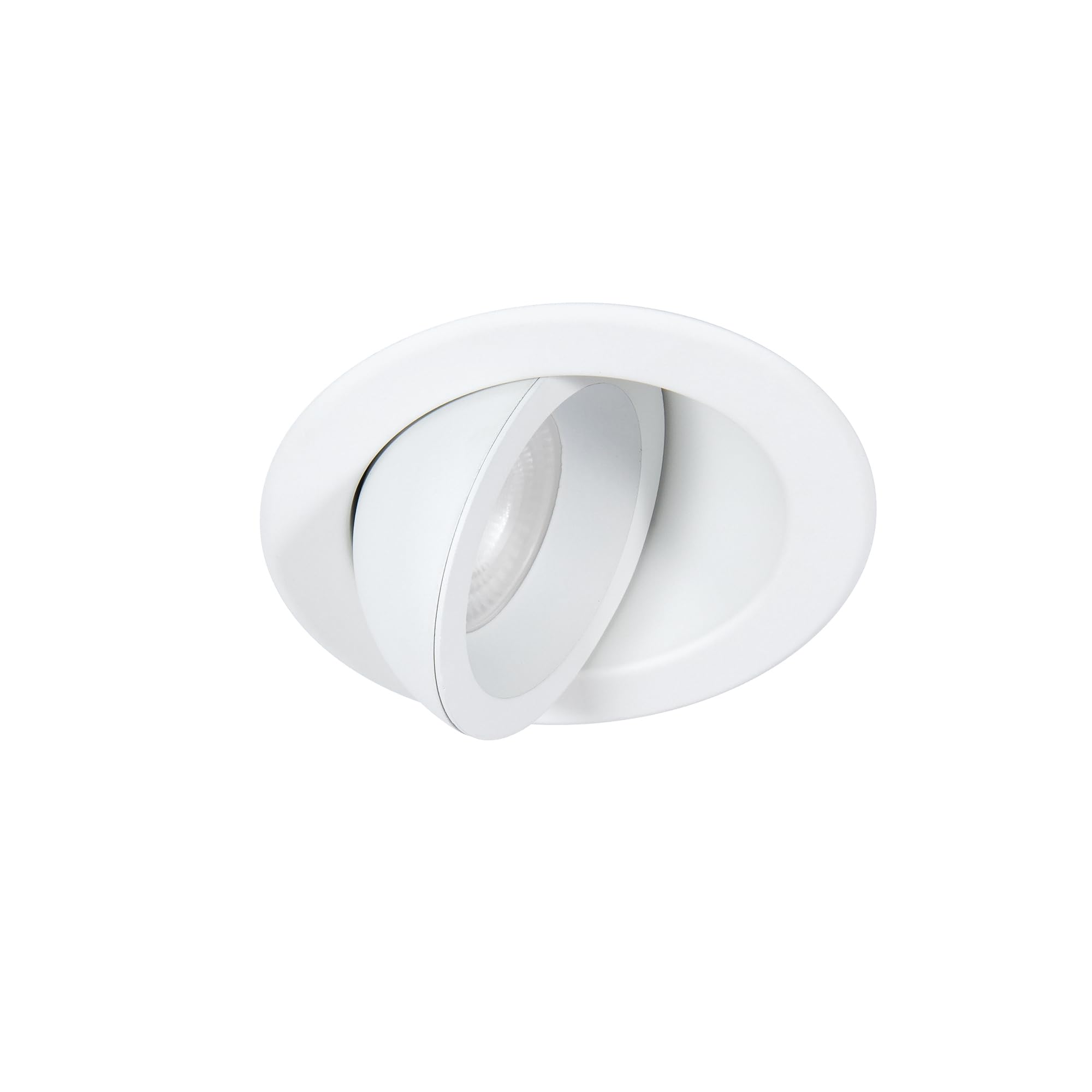 Wac Lighting Lotos R 4In Fire Rated Led Round Adjustable 5-Cct Selectable 2700K-3000K-3500K-4000K-5000K Recessed Kit In White