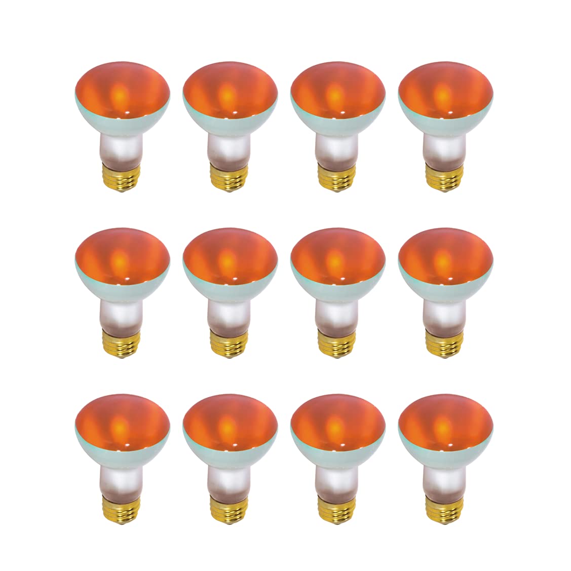 Satco S3203-12PK Light, 12 Pack, Amber, 12 Count