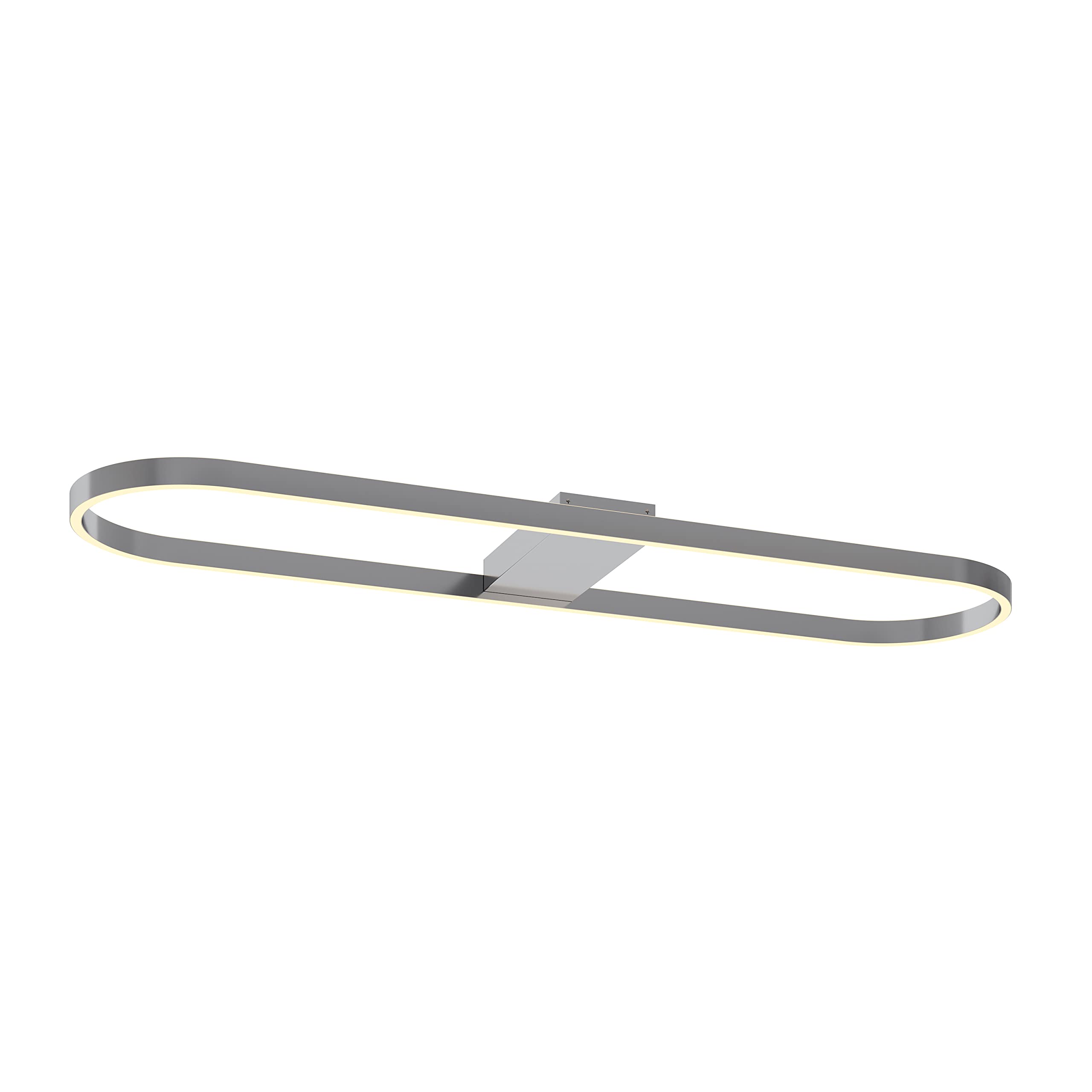AFX Glo 48 LED Linear Semi-Flush - Satin Nickel Finish