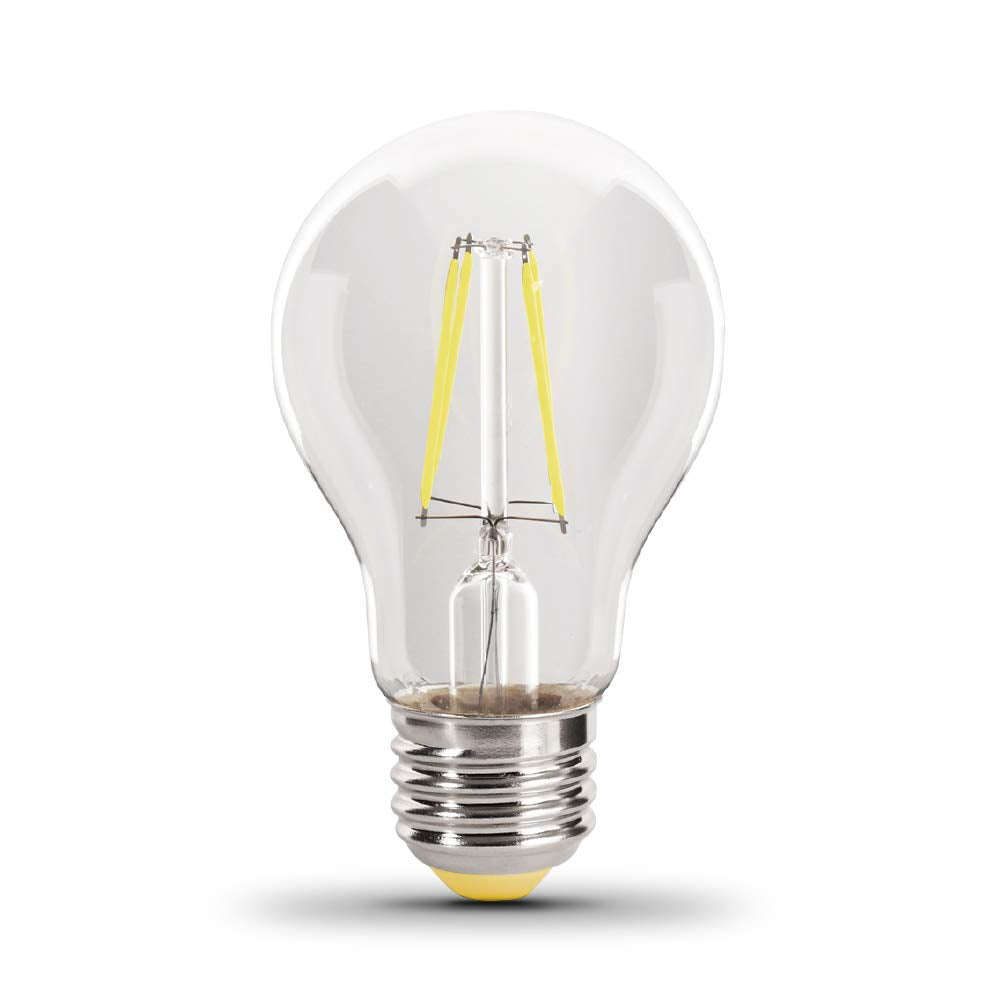 Feit Electric LED Bulb A19 E26 30W Equivalent Yellow Copper 1 Pack