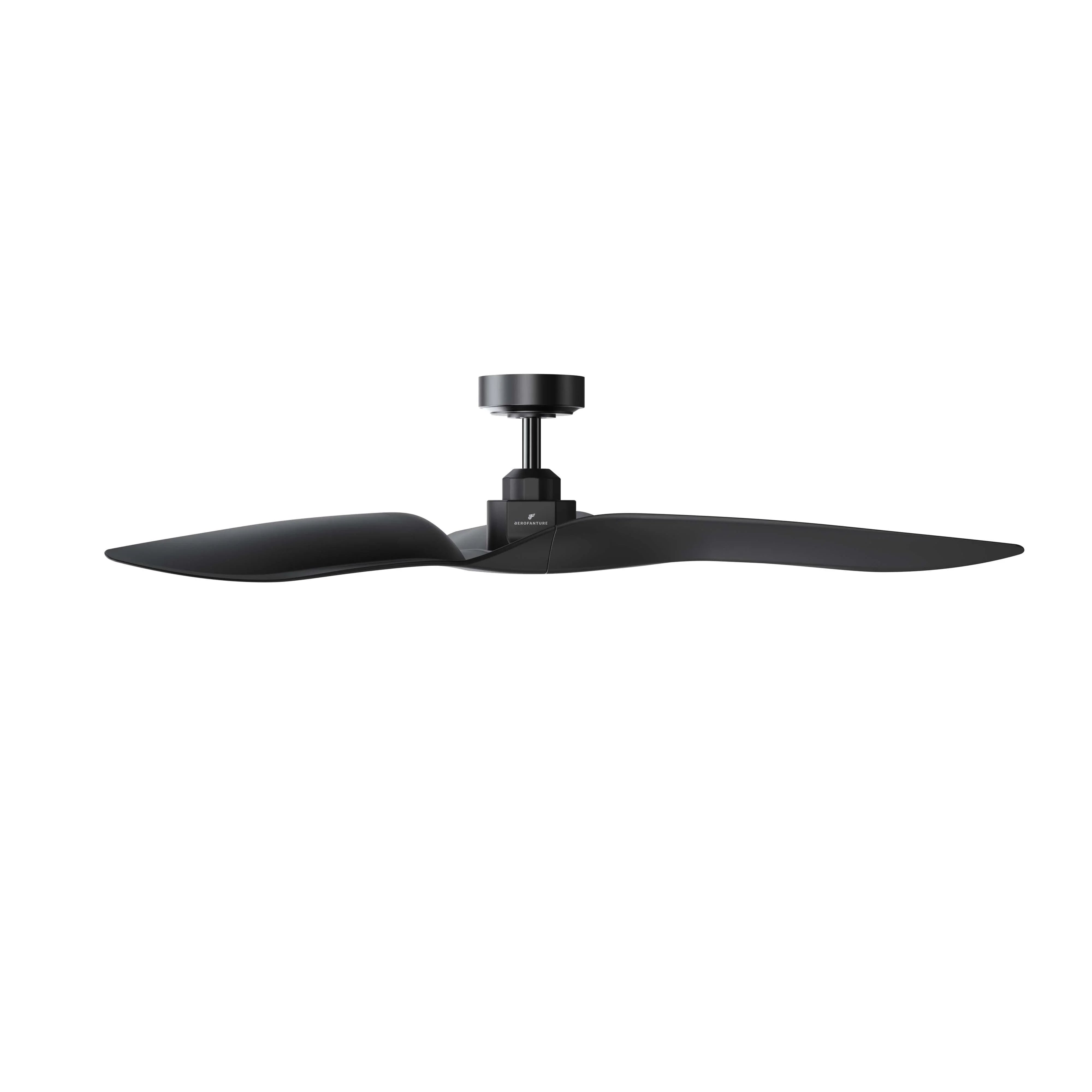 52" Punjab Industrial DC Motor Downrod Mount Reversible Ceiling Fan with Remote Control