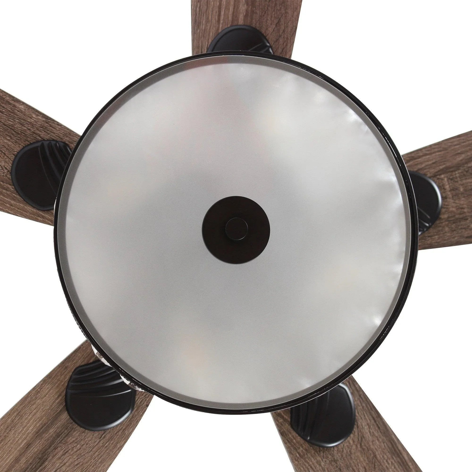 52" Tibuh Modern Crystal Chandelier Ceiling Fan with Led Light And Remote Control 5 Blades Chrome