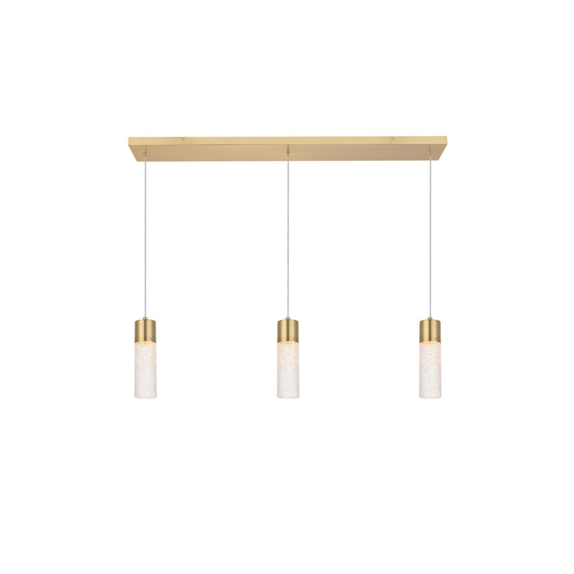 Constellation 3 light Gold LED Pendant