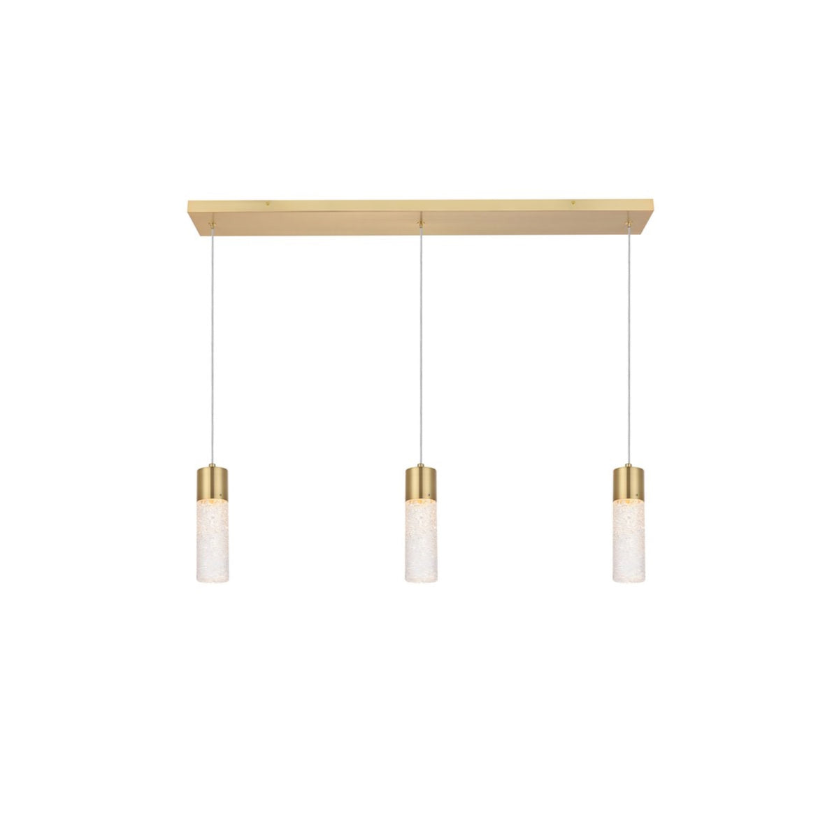 Constellation 3 light Gold LED Pendant