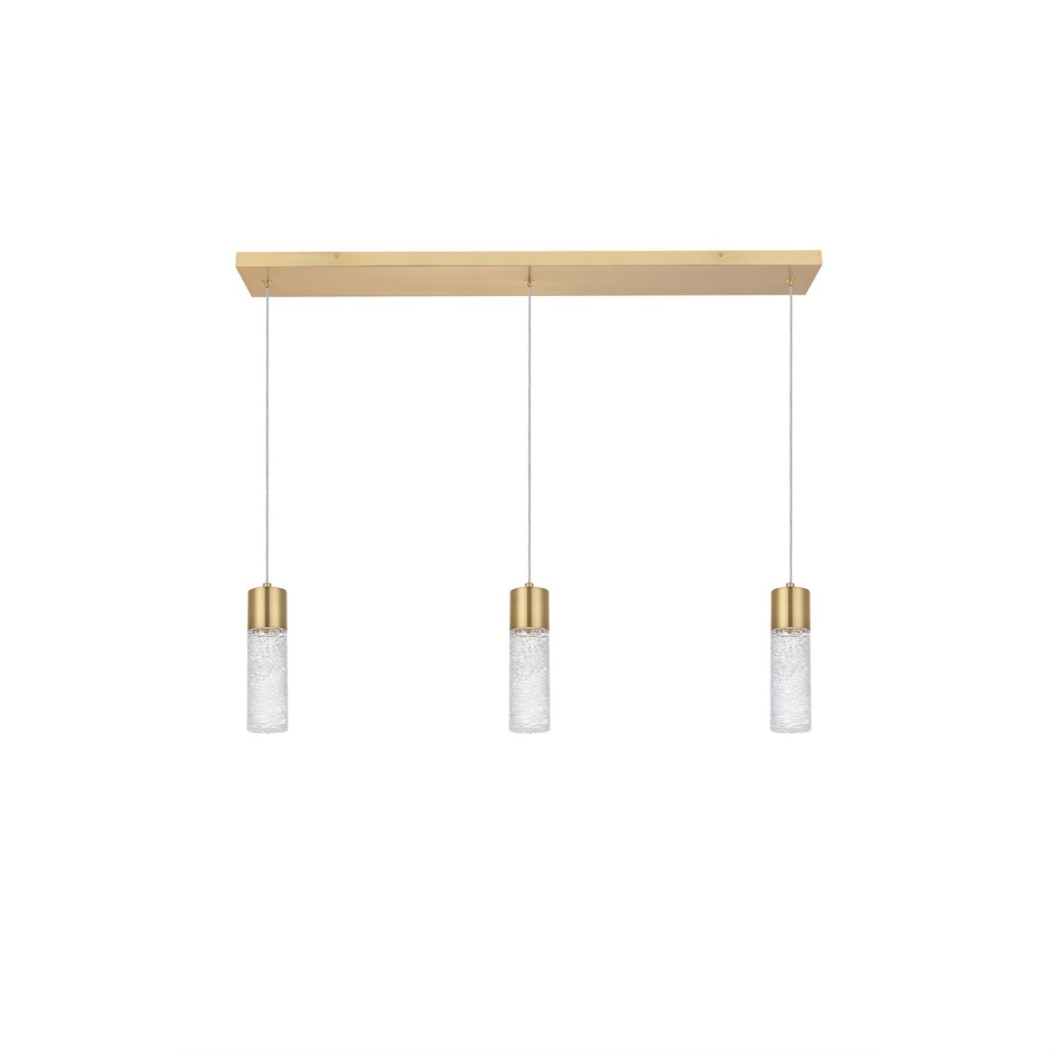 Constellation 3 light Gold LED Pendant
