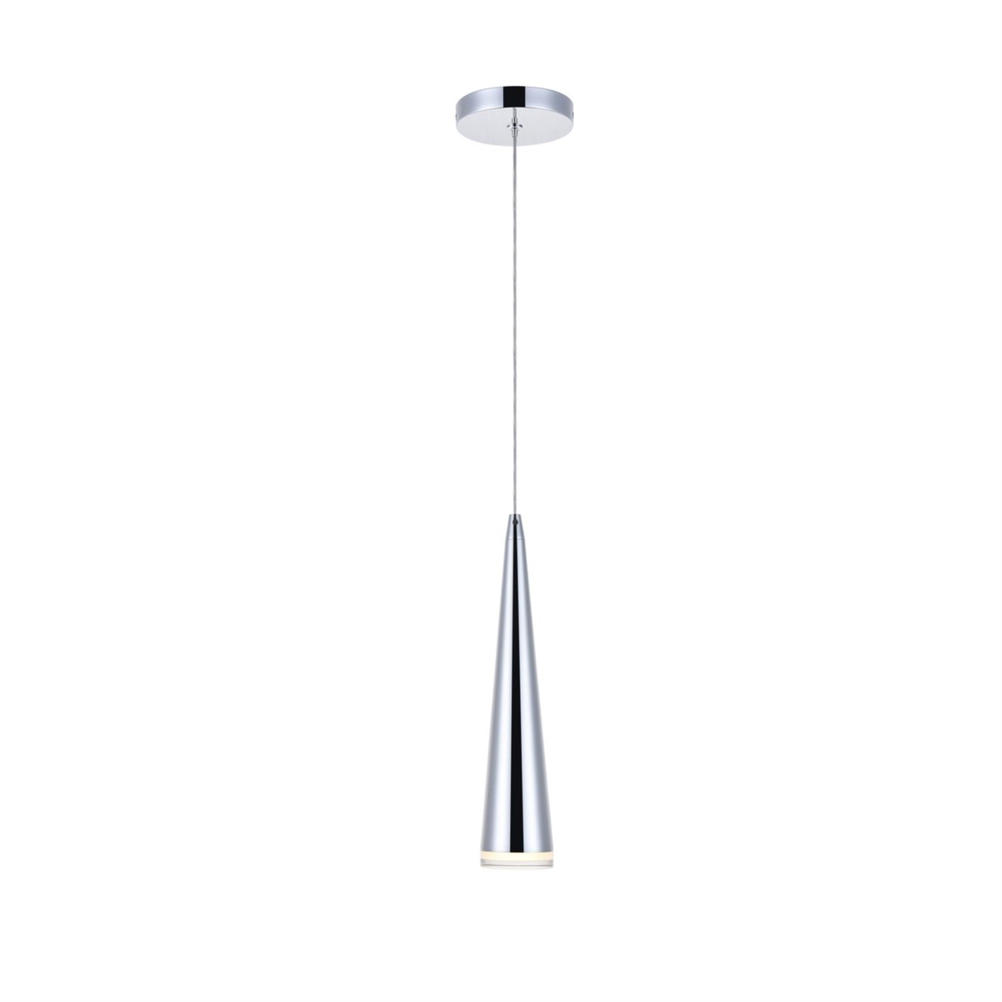 Fantasia 1 light Chrome LED Pendant