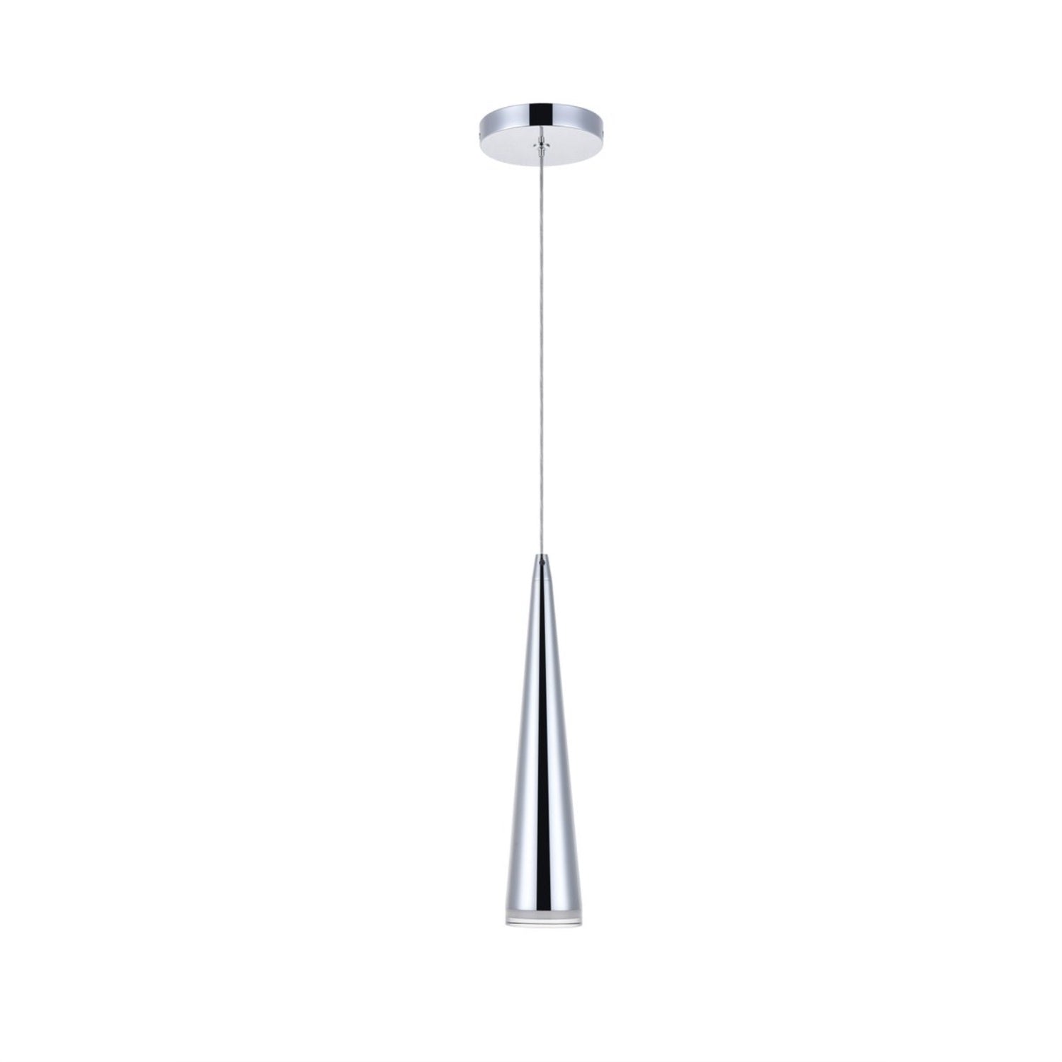 Fantasia 1 light Chrome LED Pendant