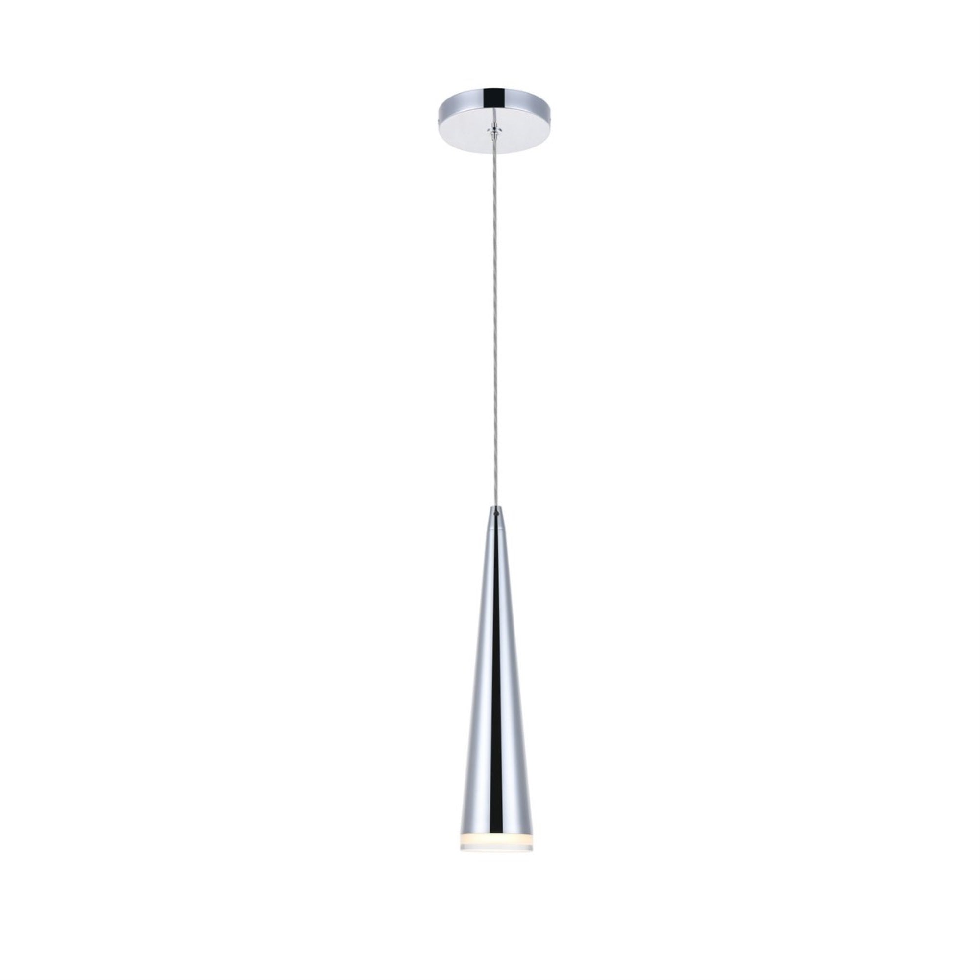 Fantasia 1 light Chrome LED Pendant