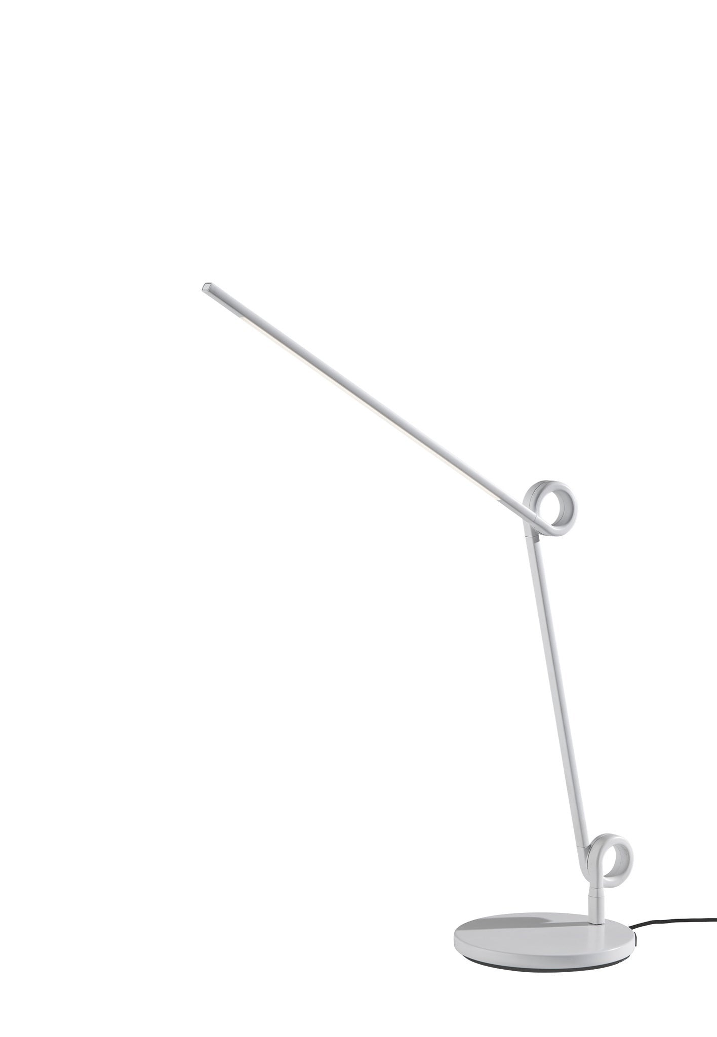 Homeroots 524640 35 In. Metal Novelty Desk Led Usb Table Lamp White