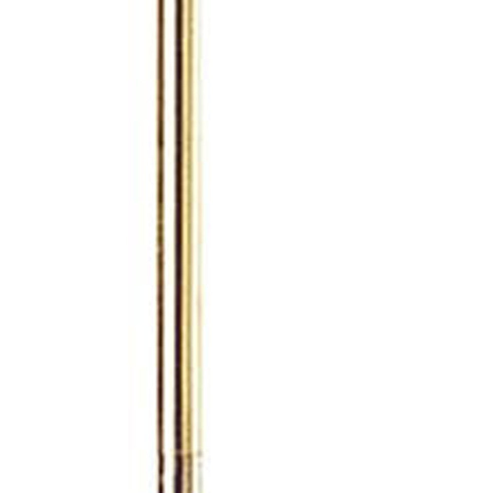 68 Bronze Adjustable Traditional Shaped Floor Lamp With Beige Empire Shade