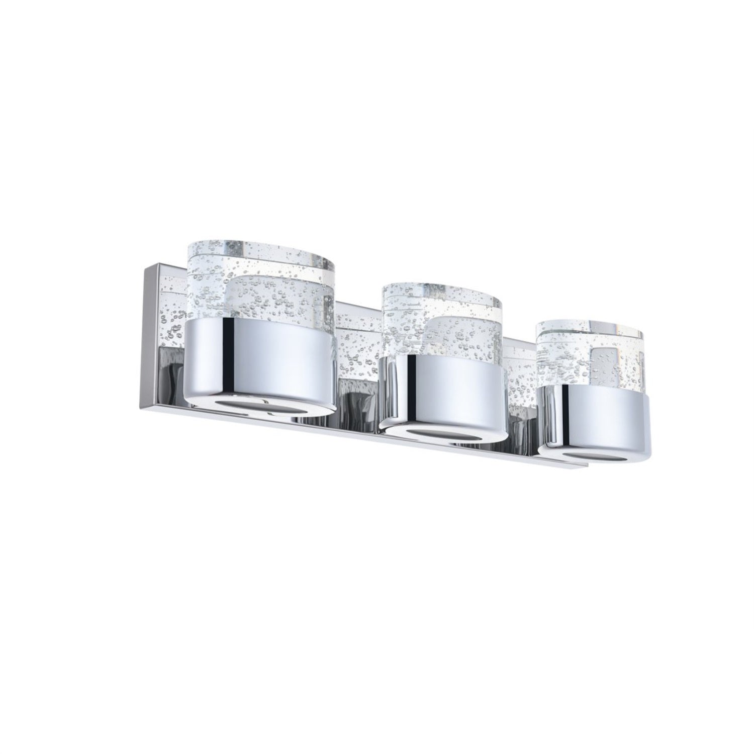 Pollux 3 light Chrome LED Wall Sconce