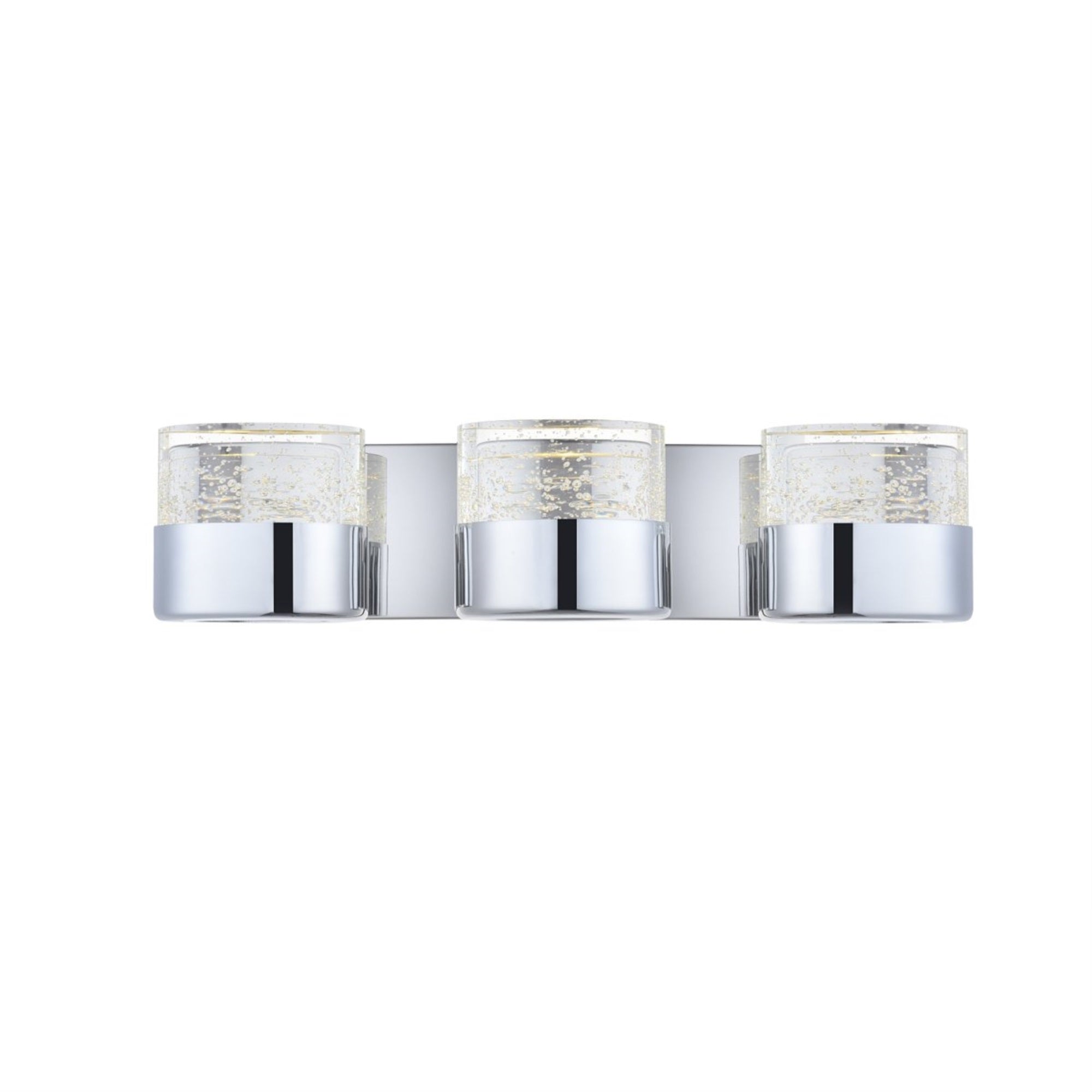 Pollux 3 light Chrome LED Wall Sconce