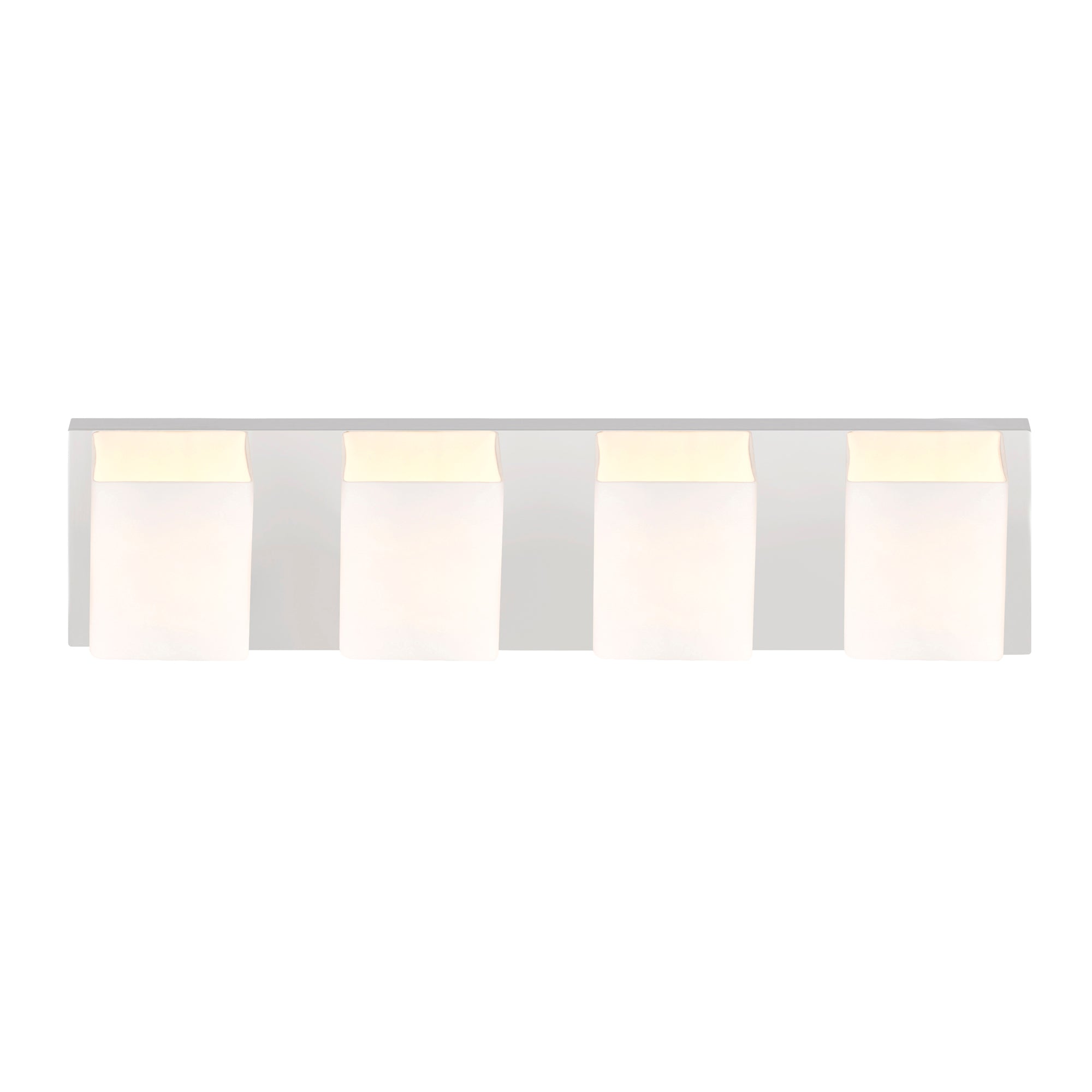 4 Light Bathroom Sconce with Satin Nickel finish