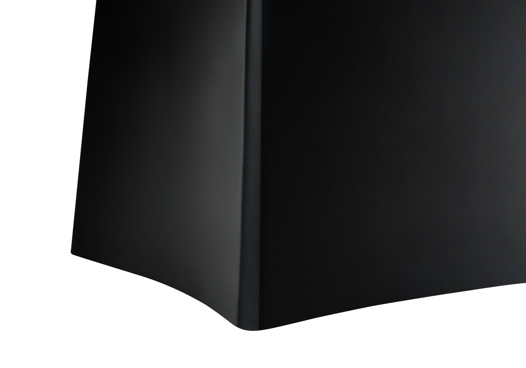 27'' Black Geometric Table Lamp With Beige Drum Shade