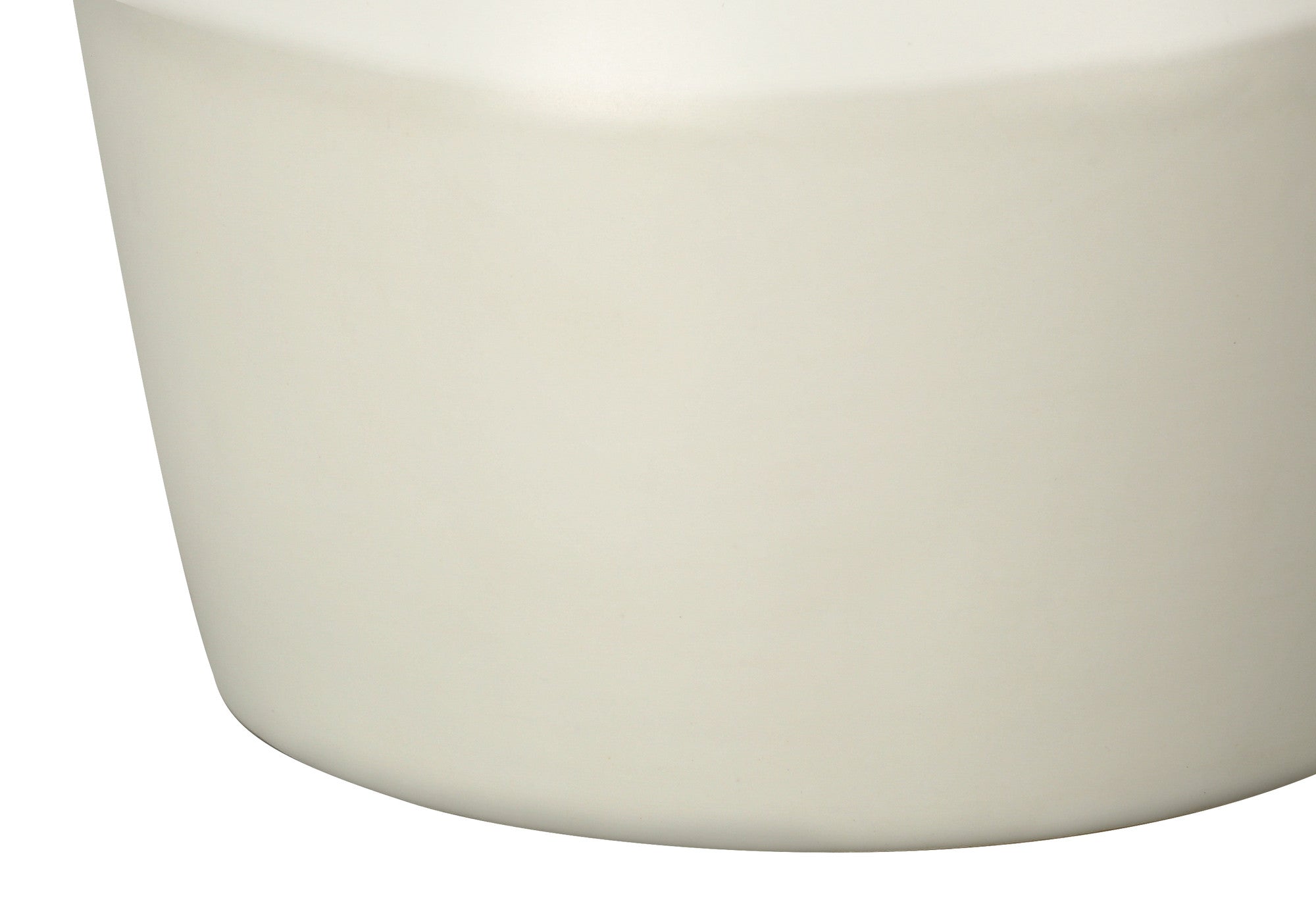 17'' Cream Ceramic Geometric Table Lamp With Cream Drum Shade