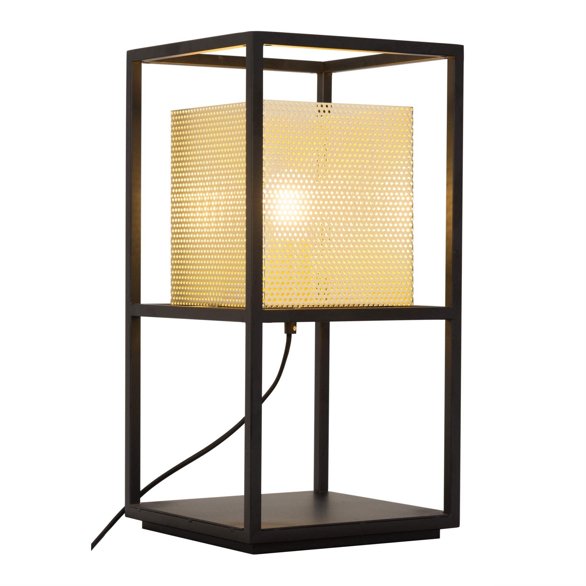 Zuo Yves Gold & Black Metal Table Lamp - Modern Decorative Lighting For Home Decor