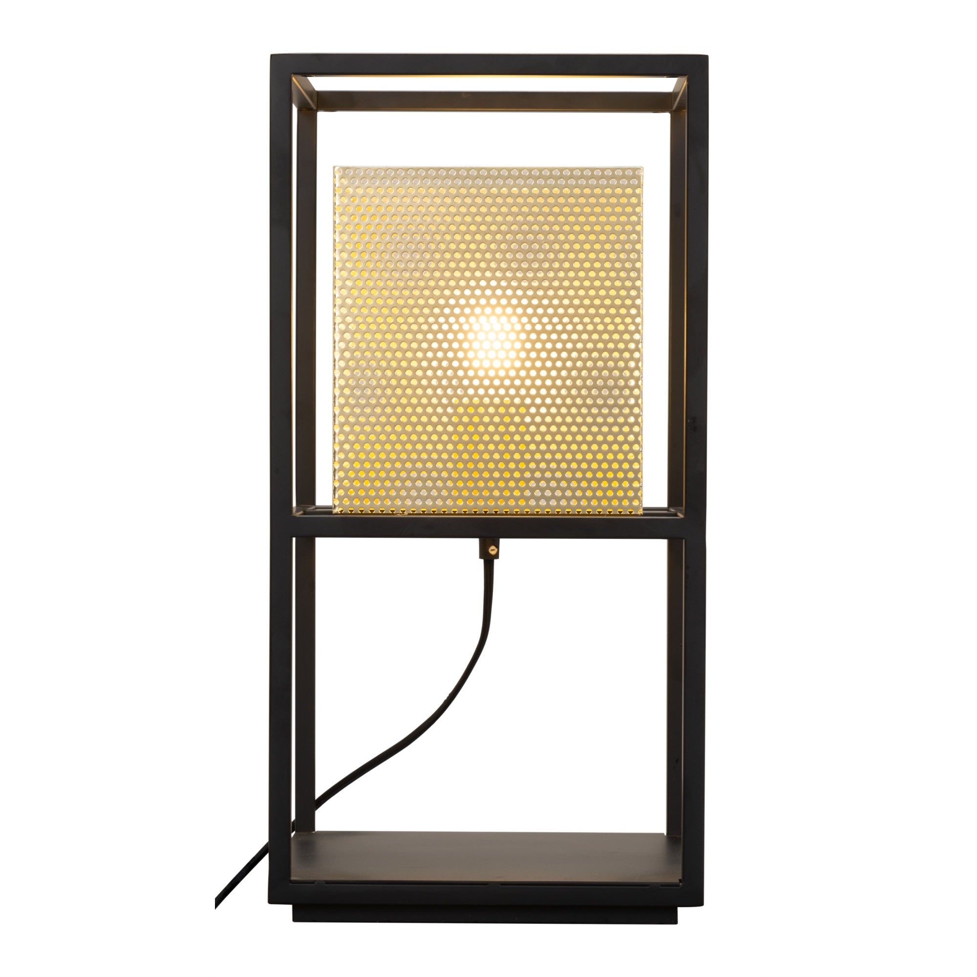 Zuo Yves Gold & Black Metal Table Lamp - Modern Decorative Lighting For Home Decor