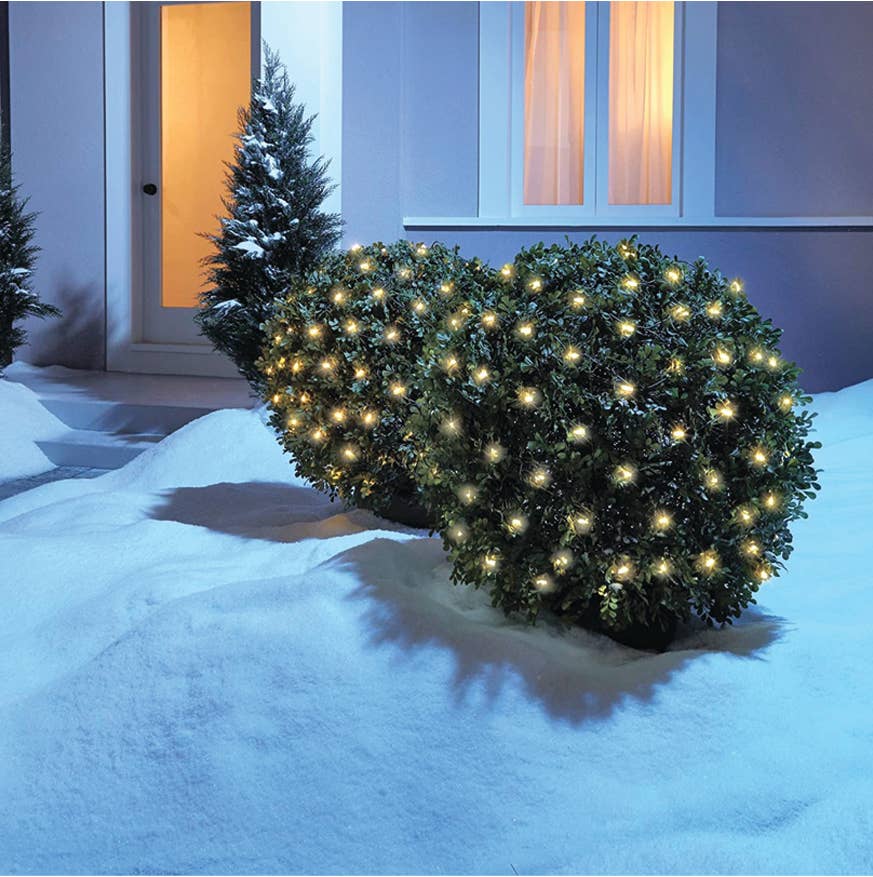 100 LED Net String Lights - Warm White
