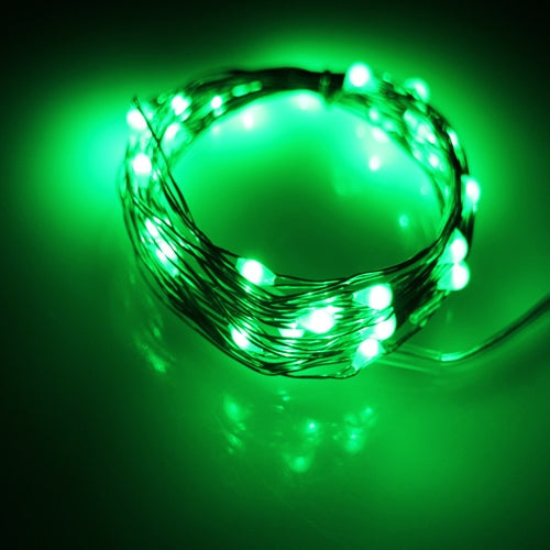 20 LED Silver Copper Fairy Lights - Battery Operated