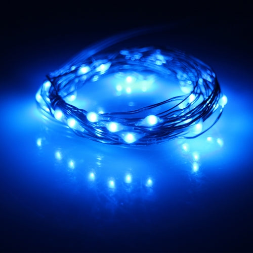 20 LED Silver Copper Fairy Lights - Battery Operated