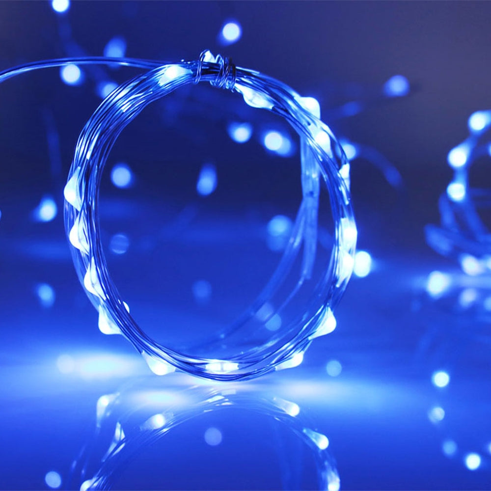 20 LED Silver Copper Mini String Light - Batteries Included