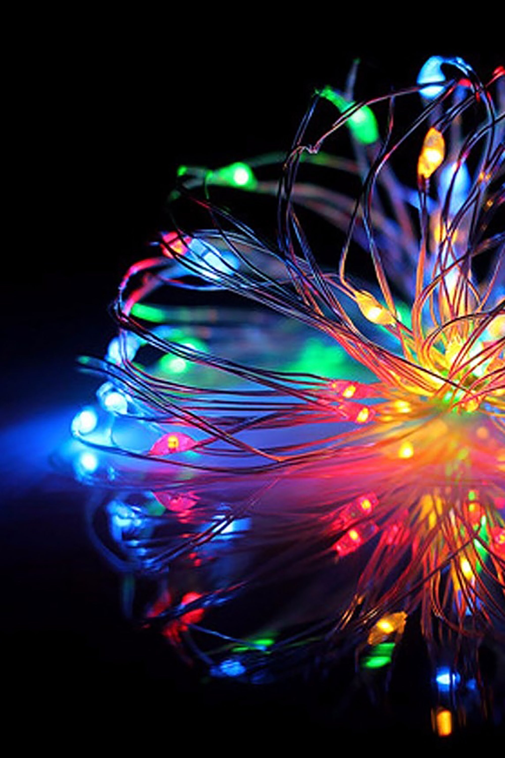 30 LED Silver Copper Fairy String Lights - Battery Operated