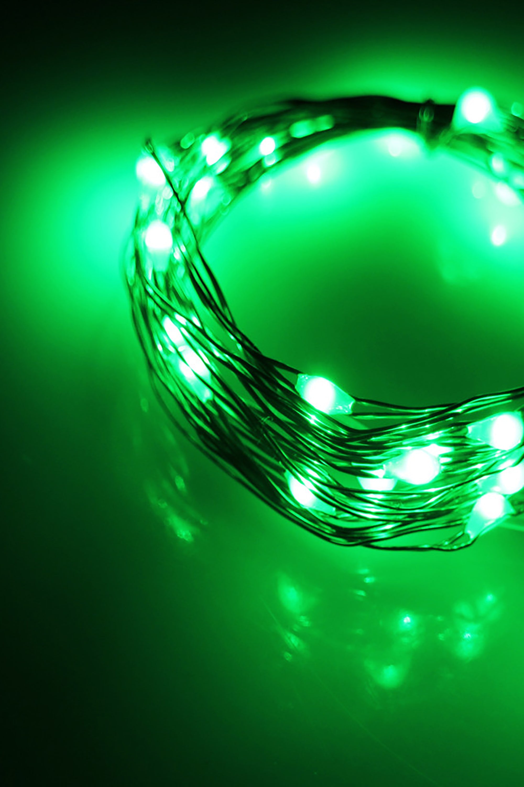 30 LED Silver Copper Fairy String Lights - Battery Operated