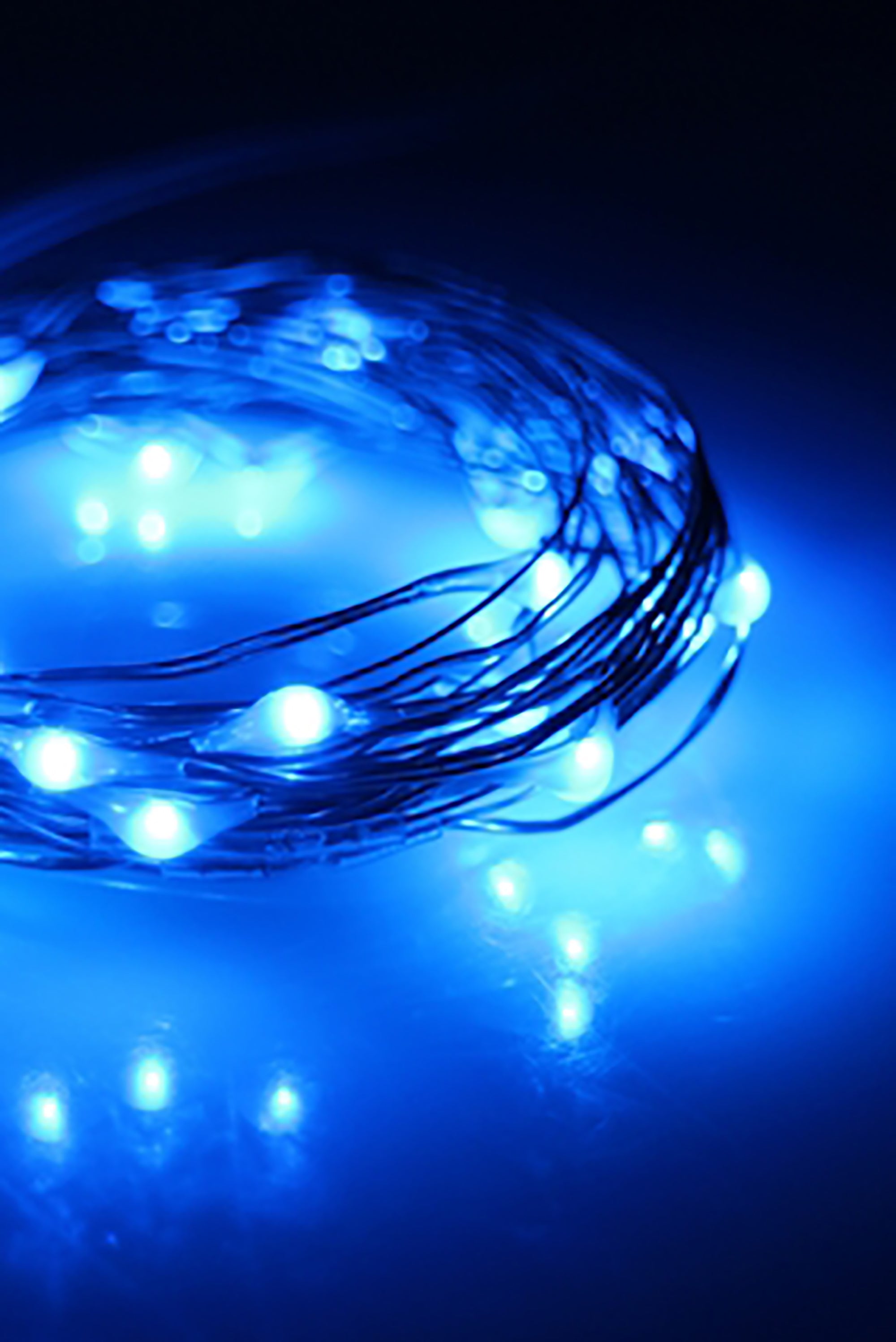 30 LED Silver Copper Fairy String Lights - Battery Operated