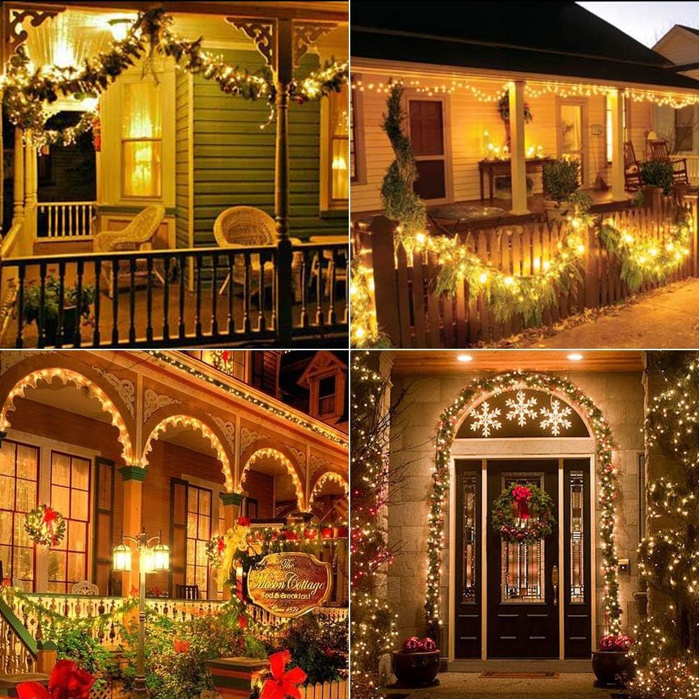 32ft 100 LED Microdot Wire Solar Fairy Light - Warm White