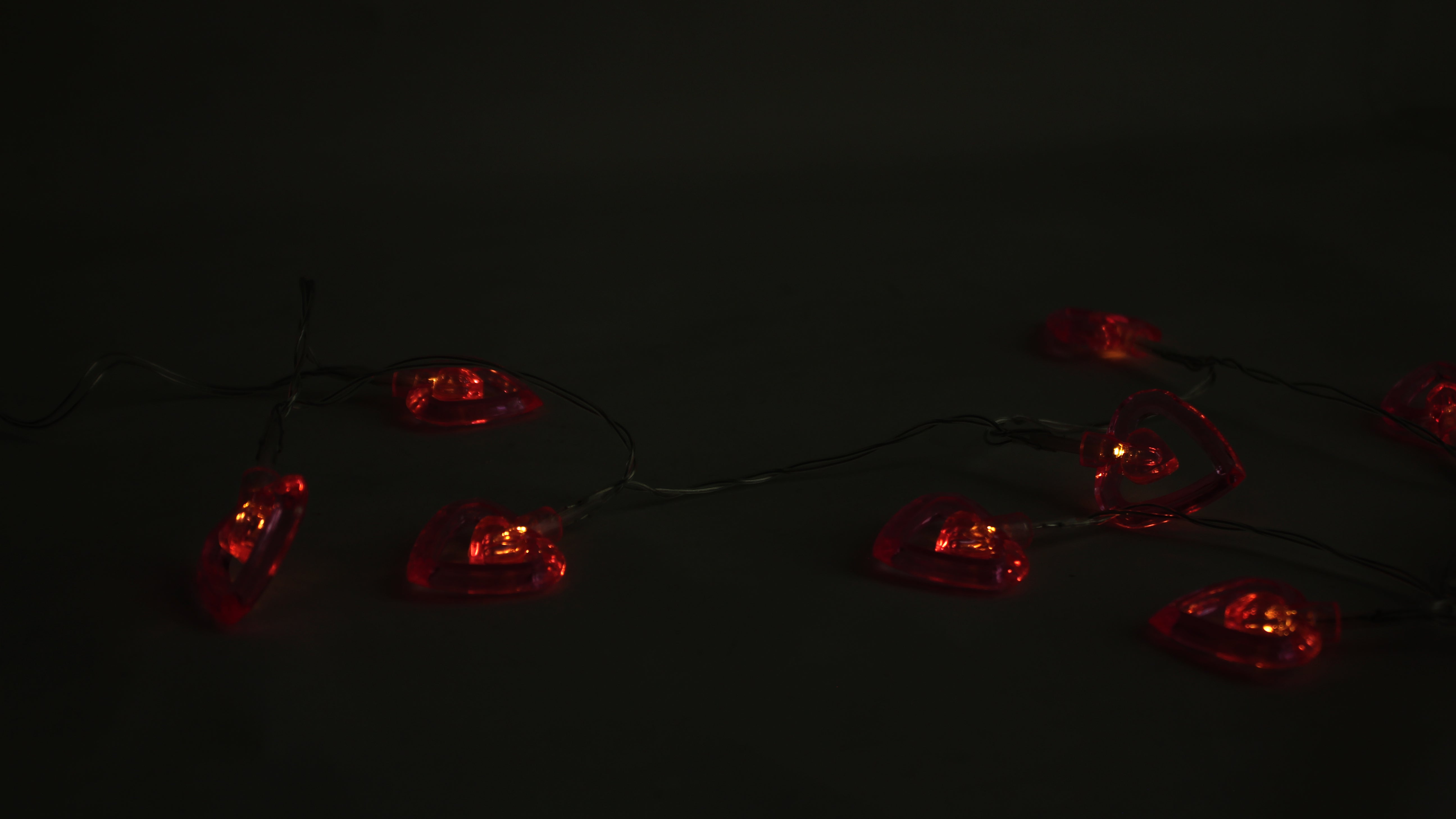 10 LED Heart String Lights Valentine's Day