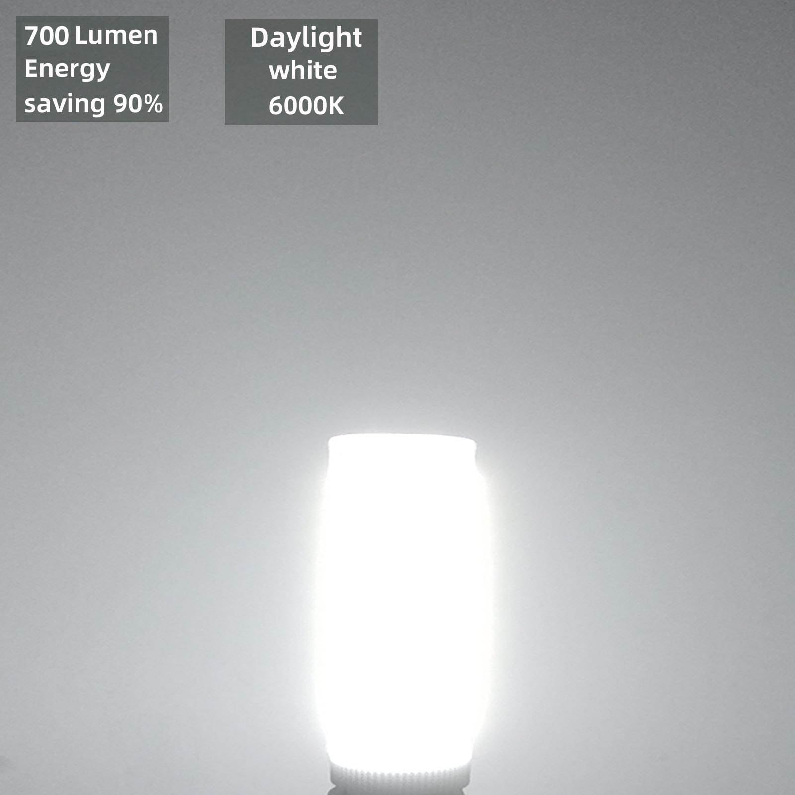 Opxeluyo G9 Led Light Bulbs Dimmable Equivalent 60W Halogen Bulb 700 Lumen Ac 120V 6W Daylight White 6000K Pack Of 6