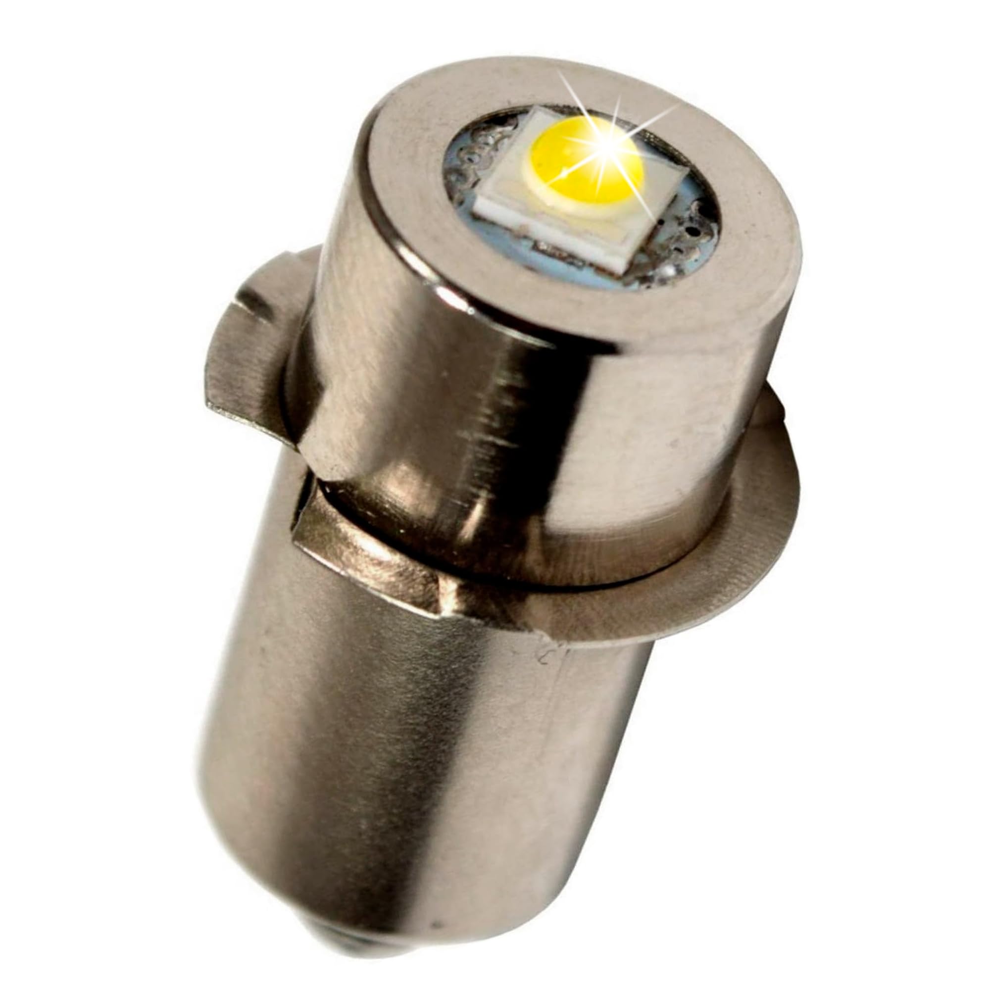 HQRP 3W 180LM LED Flashlight Bulbs Replacement P13.5S Upgrade for 6V-24V, Long-Lasting 50,000h, Fits Milwaukee, DeWALT, Craftsma