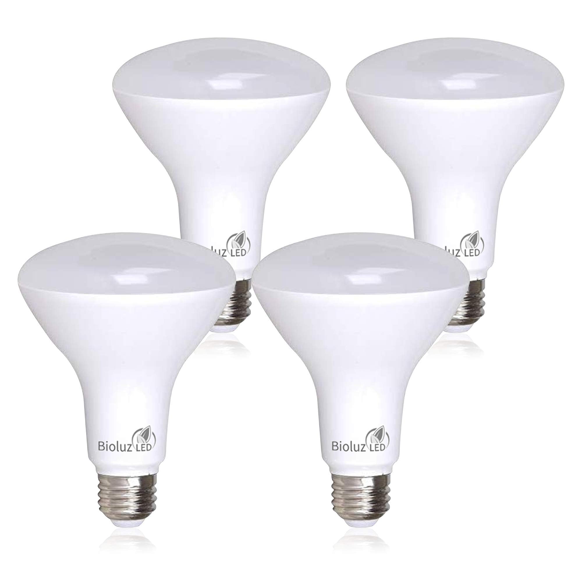 Bioluz LED 10 Pack BR30 LED Bulbs, Indoor Flood Lights 90+ CRI 75W Equivalent uses 9.5W 5000K Daylight 850 Lumens, E26 Base Dimm